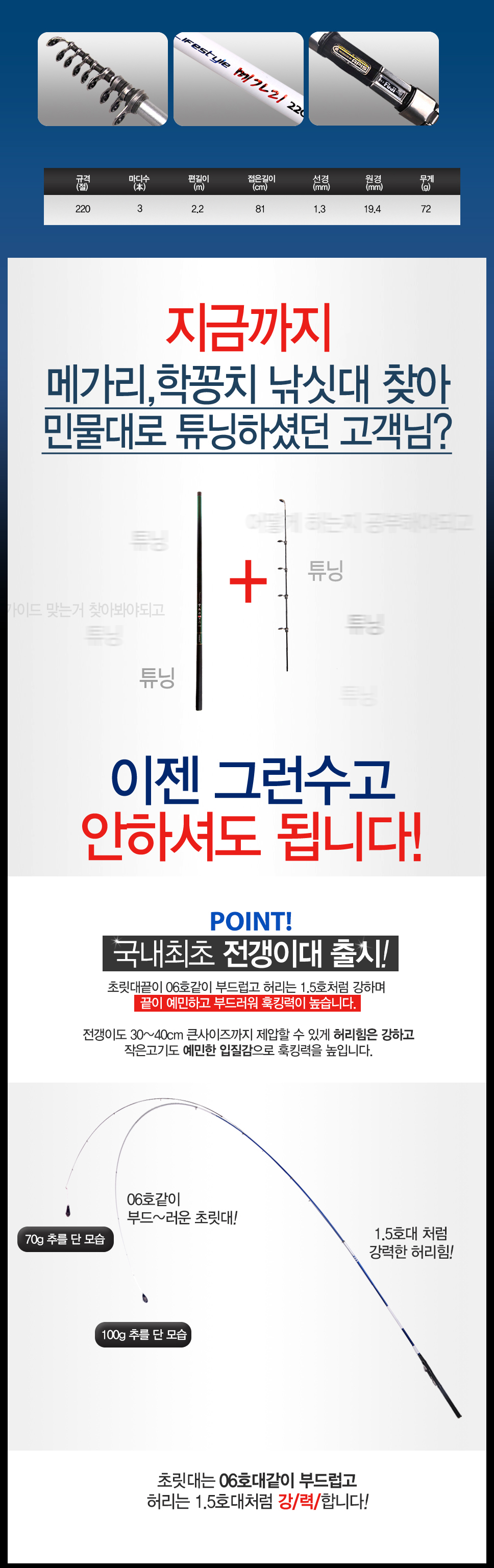 아피스 라이프스타일 메가리220 전갱이대 아피스낚시대 볼락낚시대 뽈락 갈치낚시대 칼치낚시대 좌대낚시대 바다루어낚시대 바다루어대