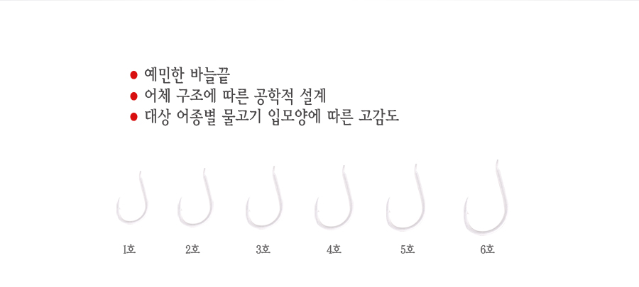 감성돔바늘 경기바늘 백지누 백치누