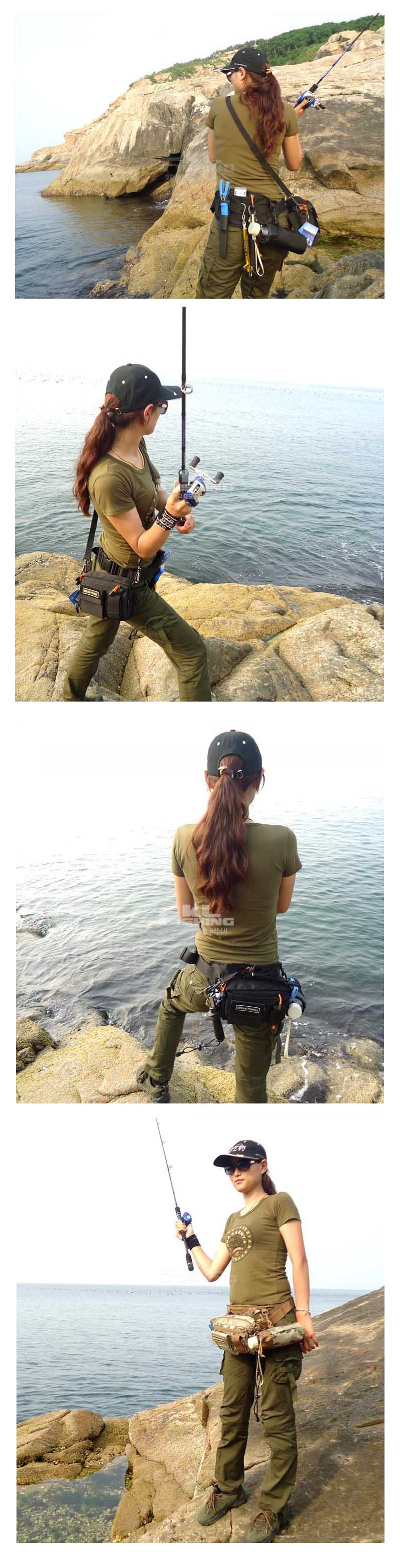 드림피싱 힙백 (M-18)  루어백