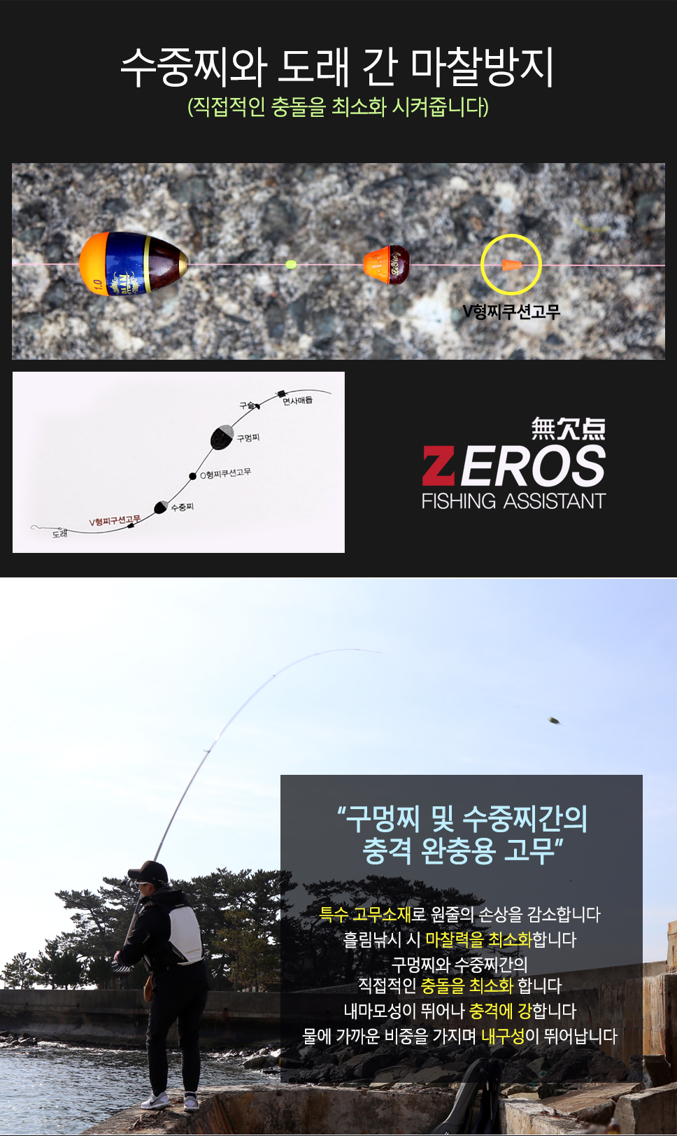 제로스 V형 쿠션고무 ZE-9279 쿠션고무 V형쿠션고무 바다소품 바다찌낚시 찌낚시  