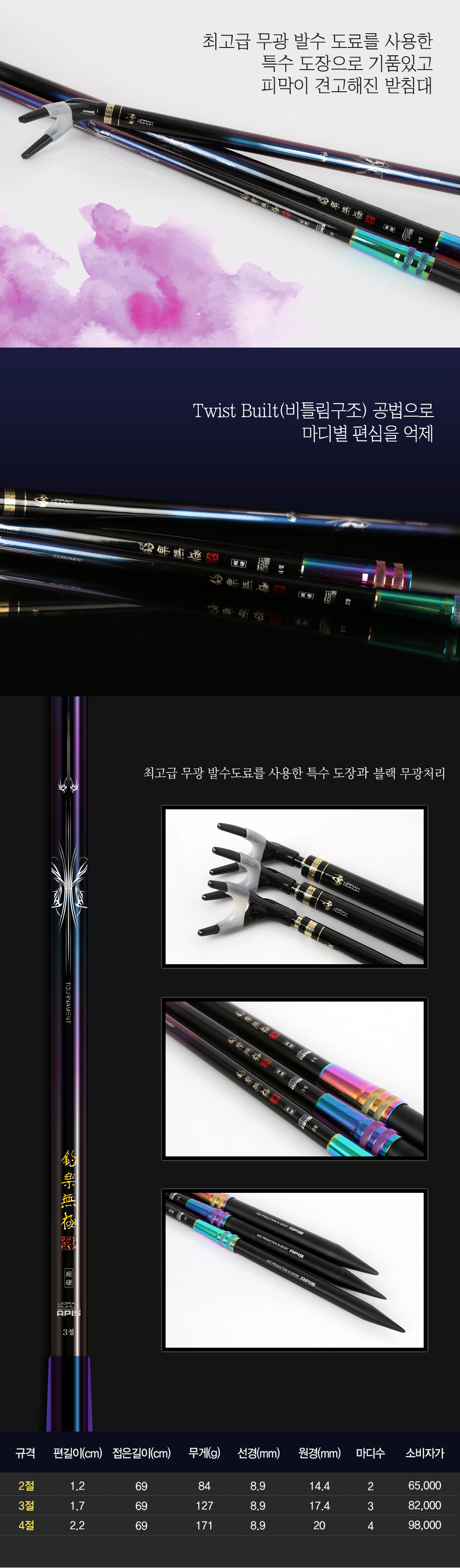  아피스 조락무극 민물 받침대 (1회 무상보증100%) 민물 받침틀 주걱 좌대 발판 대물 붕어 잉어 향어 유료 민물대 민물낚시대 붕어낚시대 민물붕어낚시대 대물대 민물대물대 민물경질대 붕어떡밥낚시대 붕어떡밥대 붕어대 양어장낚시대 민물민대 민대 대물경질낚시대 붕어경질낚시대 붕어대물낚시대 대물붕어낚시 옥내림대 옥내림낚시대 