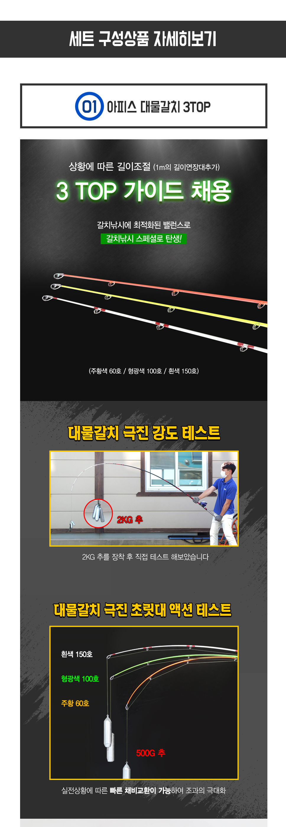 바낙스 심해 대칼치 선상낚시세트 원도권칼치낚시 심해칼치낚시 원도갈치낚시 심해갈치낚시 갈치 칼치