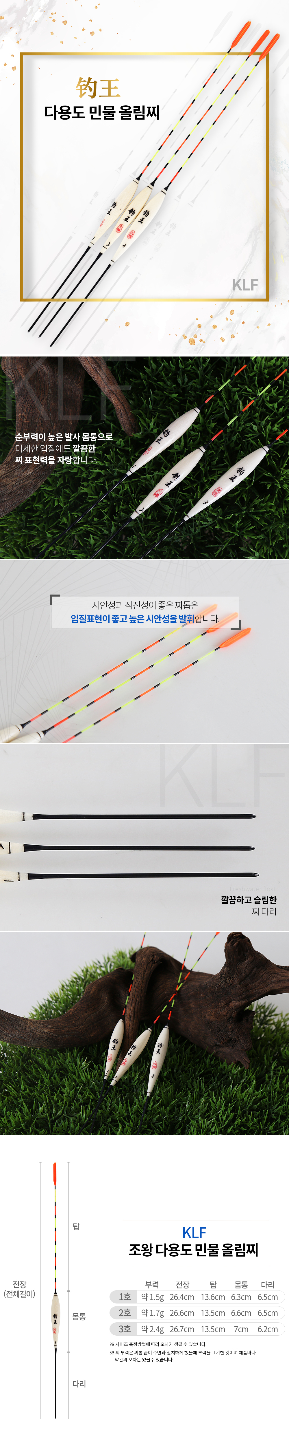 KLF 조왕 다용도 민물 올림찌