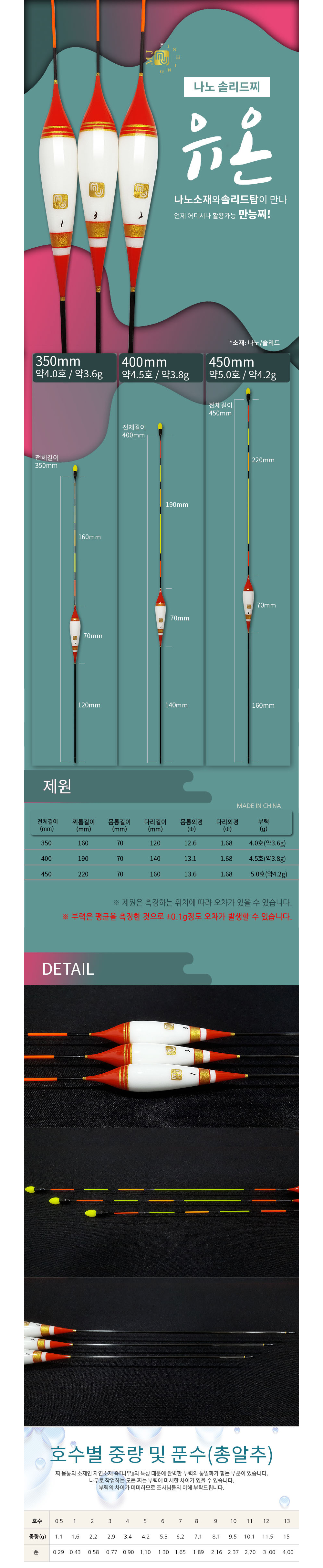 MJ피싱 유온 나노찌 민물 올림찌