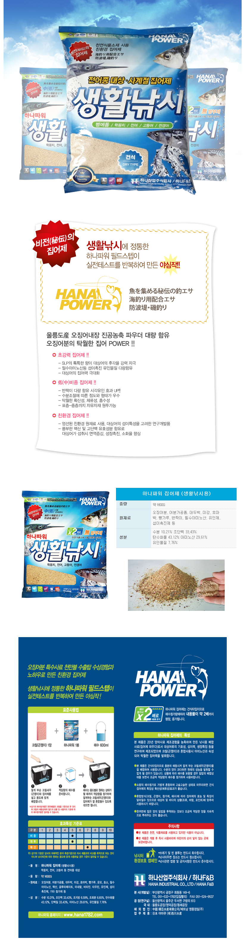  하나파워집어제 