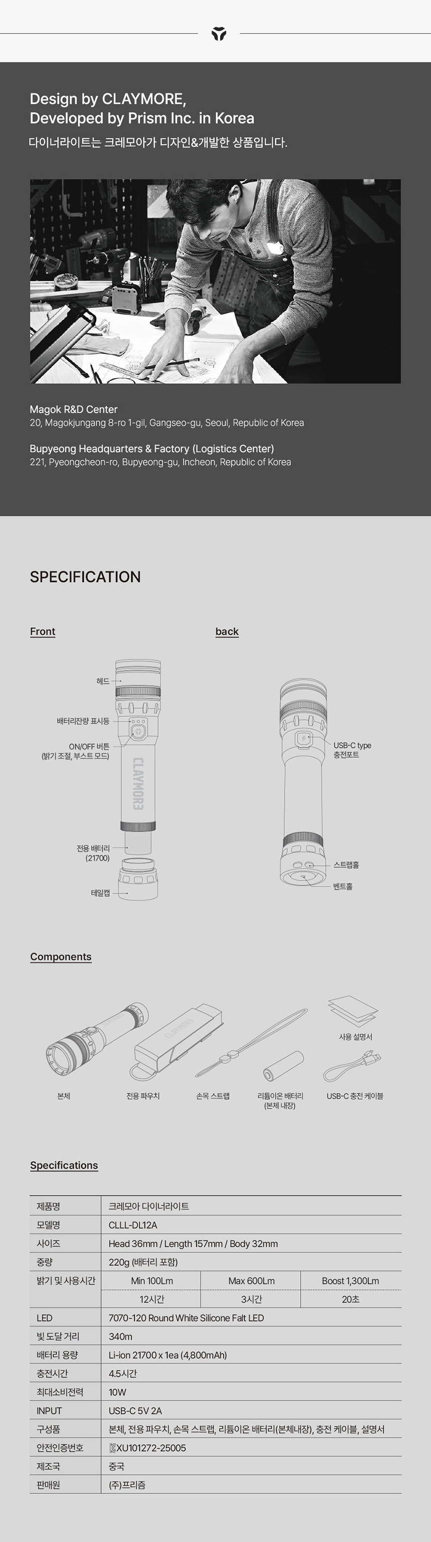 ũ ̳ʶƮ CLLL-DL12A 1300(ν) 4800mAh