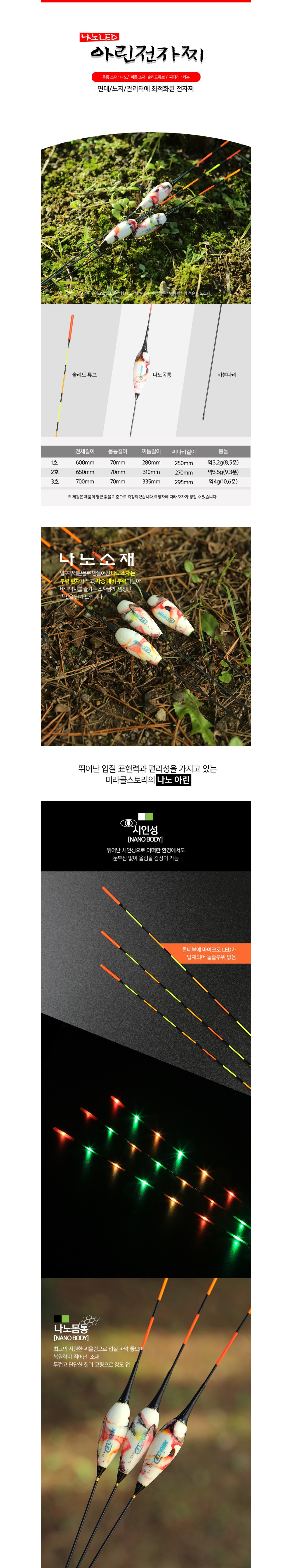 미라클스토리 아린전자찌 나노LED
