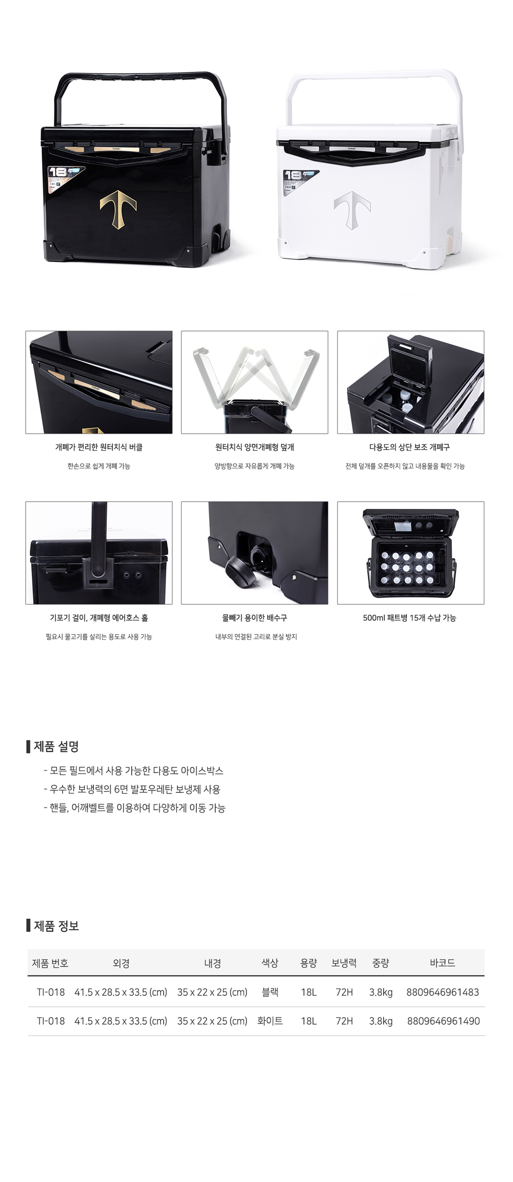 토닉아이스박스18L